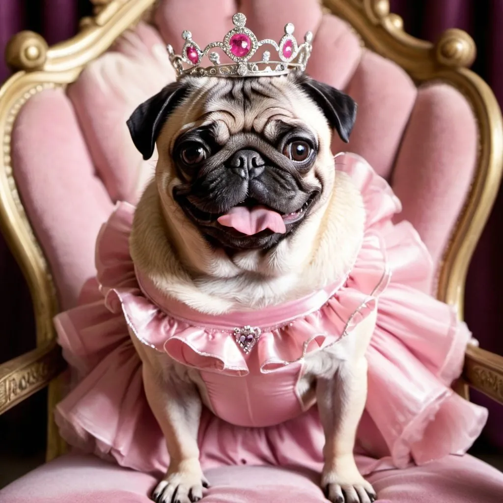 Pug in a dress best sale