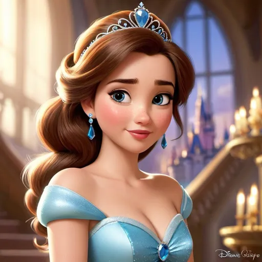 Prompt: Beautifu! Princess,Pixar/Disney style