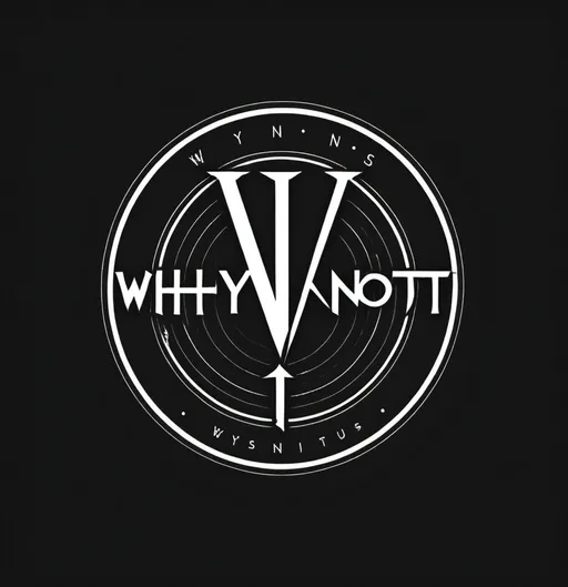 Prompt: a logo for a band called 'WHYNOTUS'