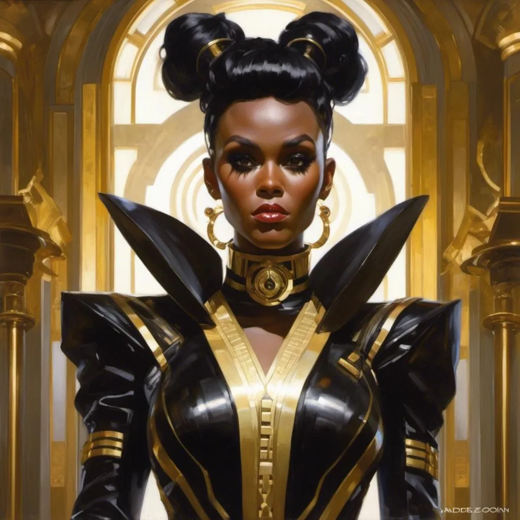 Prompt: A beautiful <mymodel> portrait of the ominous  and gloomy janelle monae as a curvy  and lustful cyberpunk warframe glowing in the darkness

, a  stunning Donato Giancola's masterpiece by Anders  Zorn and Joseph Christian Leyendecker 

, neat and clear  tangents  full of negative space