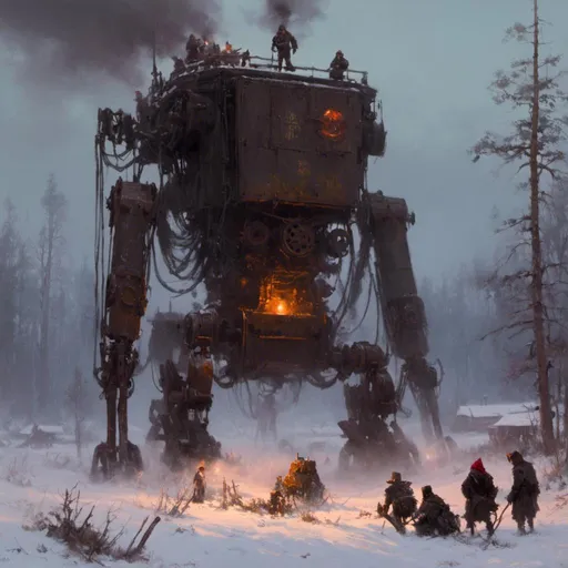 Prompt: An ominous and gloomy 

towering mechanical monolith

glowing in the darkness 

of a doomed desert
full of hoses and cables



, a stunning Jakub Rozalski's masterpiece in <mymodel> sci-fi retro-futuristic  dieselpink artstyle by Anders Zorn and Joseph Christian Leyendecker

, neat and clear tangents full of negative space 

, a dramatic lighting with detailed shadows and highlights enhancing depth of perspective and 3D volumetric drawing

, a  vibrant and colorful high quality digital  painting in HDR