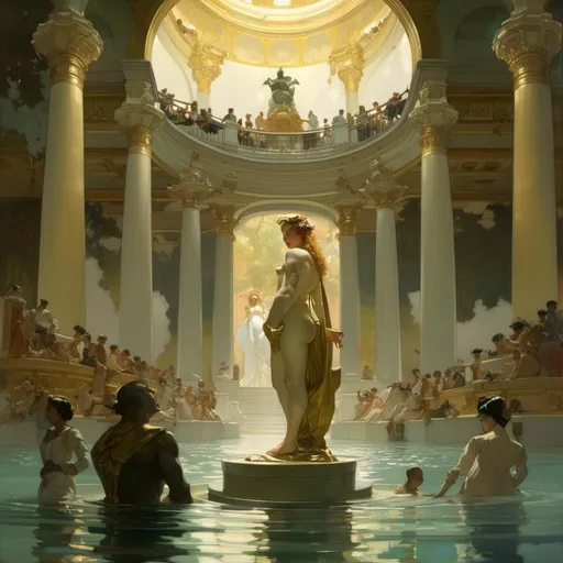 Prompt: An ominous and gloomy 

monolith in the middle of a flooded mangroove 

, a stunning Alphonse Mucha's masterpiece in <mymodel> barroque rococo artstyle by Anders Zorn and Joseph Christian Leyendecker

, neat and clear tangents full of negative space 

, a dramatic lighting with detailed shadows and highlights enhancing depth of perspective and 3D volumetric drawing

, a  vibrant and colorful high quality digital  painting in HDR