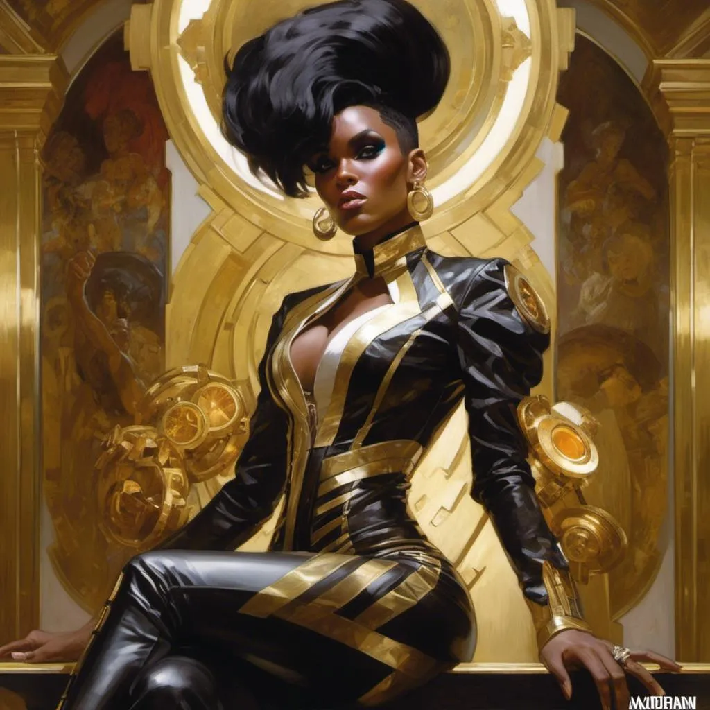 Prompt: A beautiful <mymodel> portrait of the ominous  and gloomy janelle monae as a curvy  and lustful cyberpunk warframe glowing in the darkness

, a  stunning Donato Giancola's masterpiece by Anders  Zorn and Joseph Christian Leyendecker 

, neat and clear  tangents  full of negative space