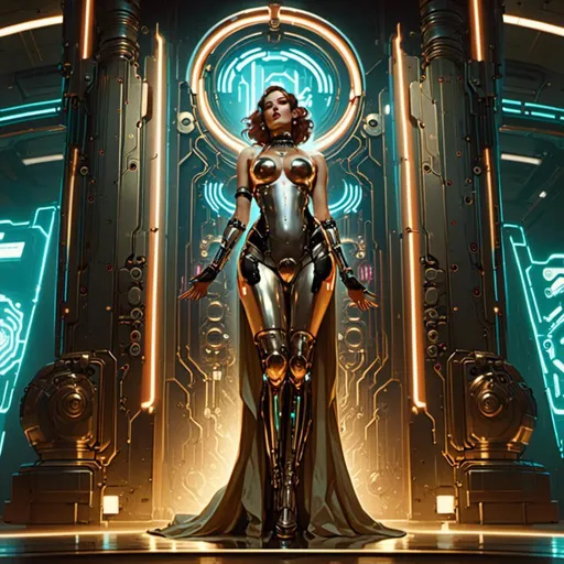 Prompt: an ominous and luxurious 

monolith

full of  glowing circuitry

, a stunning Alphonse Mucha's masterpiece in <mymodel> sci-fi cyberpunk artstyle by Anders Zorn and Joseph Christian Leyendecker

, neat and clear tangents full of negative space 

, detailed dramatic lighting with contrasting shadows and highlights enhancing depth of perspective and 3D volumetric drawing

, a  vibrant and colorful high quality digital  painting in HDR