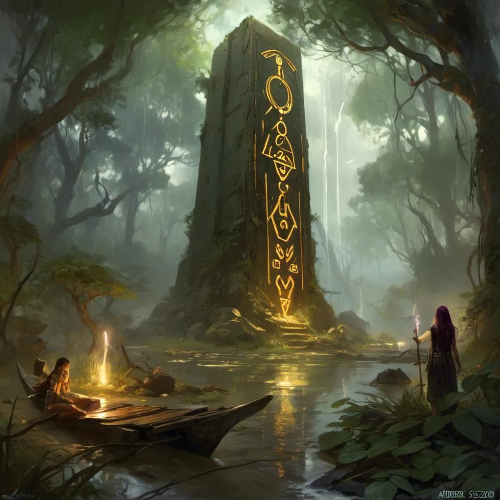 A a concept environment art landscape of... OpenArt