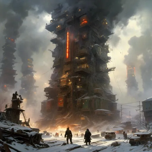 Prompt: A <mymodel> landscape  concept environment art  of 

the threatening sinister monolith 
full of multicolored circuitry carvings shedding flaring volumetric light shafts throughout the darkness of a gloomy snowy thundra engulfed by a snowstorm 

, a stunning John Avon masterpiece in post-apocalyptic sci-fi dieselpunk artstyle by Anders Zorn and Joseph Christian Leyendecker 

, neat and clear tangents full of negative space 

, ominous dramatic lighting with detailed shadows and highlights enhancing depth of perspective and 3D volumetric drawing

, colorful vibrant painting in HDR with shiny shimmering reflections