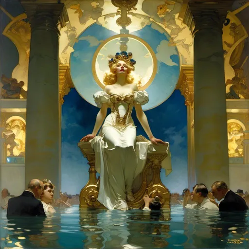 Prompt: An ominous and gloomy 

monolith full of bluish saphires glowing in the darkness 

of a flooded mangroove at night

, a stunning Alphonse Mucha's masterpiece in <mymodel> barroque rococo artstyle by Anders Zorn and Joseph Christian Leyendecker

, neat and clear tangents full of negative space 

, a dramatic lighting with detailed shadows and highlights enhancing depth of perspective and 3D volumetric drawing

, a  vibrant and colorful high quality digital  painting in HDR