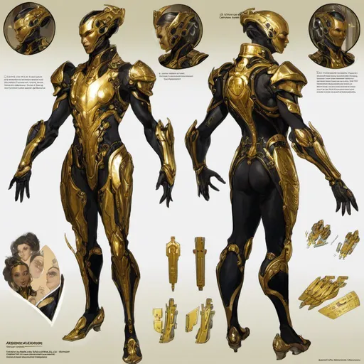 Prompt: A  <mymodel>  
turnaround reference sheet for the concept  character design of 

a warframe cyborg full of  golden circuit board lines

, a stunning Donato Giancola's masterpiece in barroque rococo artstyle by Anders Zorn and Joseph Christian Leyendecker

, neat and clear tangents full of negative space 

, a dramatic lighting with detailed shadows and highlights enhancing depth of perspective and 3D volumetric drawing

, a  vibrant and colorful high quality digital  painting in HDR