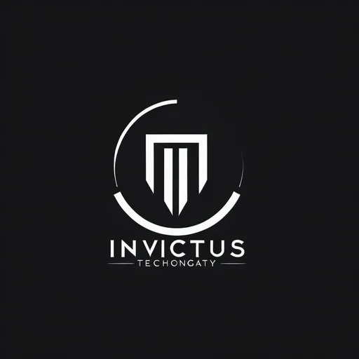 Prompt: Logo design for a technology company, elegant, minimalistic,, "Invictus Technology Group", modern, clean lines, bold typography, monochrome colors, high contrast, cool tone, professional vibe, ultra-detailed, HD.