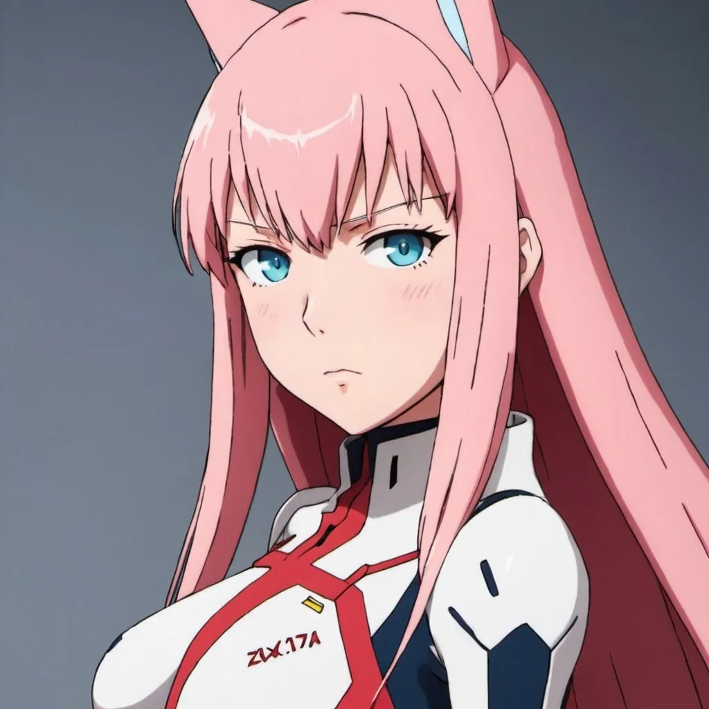 Prompt: Zero Two from Darling in the Franxx
