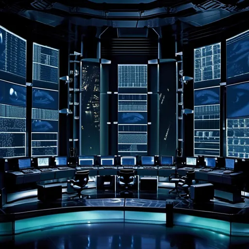 Prompt: Inside the vast expanse of the Batcave, the air hums with the low buzz of advanced technology. Towering above, a massive screen flickers with multiple feeds of Gotham's dark underbelly—crime reports, emergency broadcasts, and surveillance footage. The blue glow reflects off Bruce Wayne, now clad in his iconic Batman suit, his sharp eyes scanning the data with laser-like focus. His posture, stoic and determined, radiates the weight of his eternal mission. Footsteps echo through the cave, and from the shadows emerges Alfred, his face etched with concern. His usual calm demeanor is shaken, as something far more unsettling than usual weighs on his mind.<mymodel>