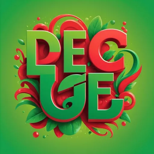 Prompt: Vibrant digital illustration of 'Les Get'quipic logo, green and red color scheme, playful and dynamic typography, high-resolution, digital art, vibrant colors, energetic design, professional, modern, bold, vibrant green and red, dynamic typography, best quality, highres, digital illustration, energetic vibe, playful design