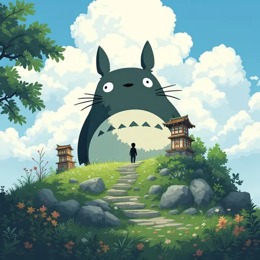 Prompt: Convert this image to studio Ghibli style 
