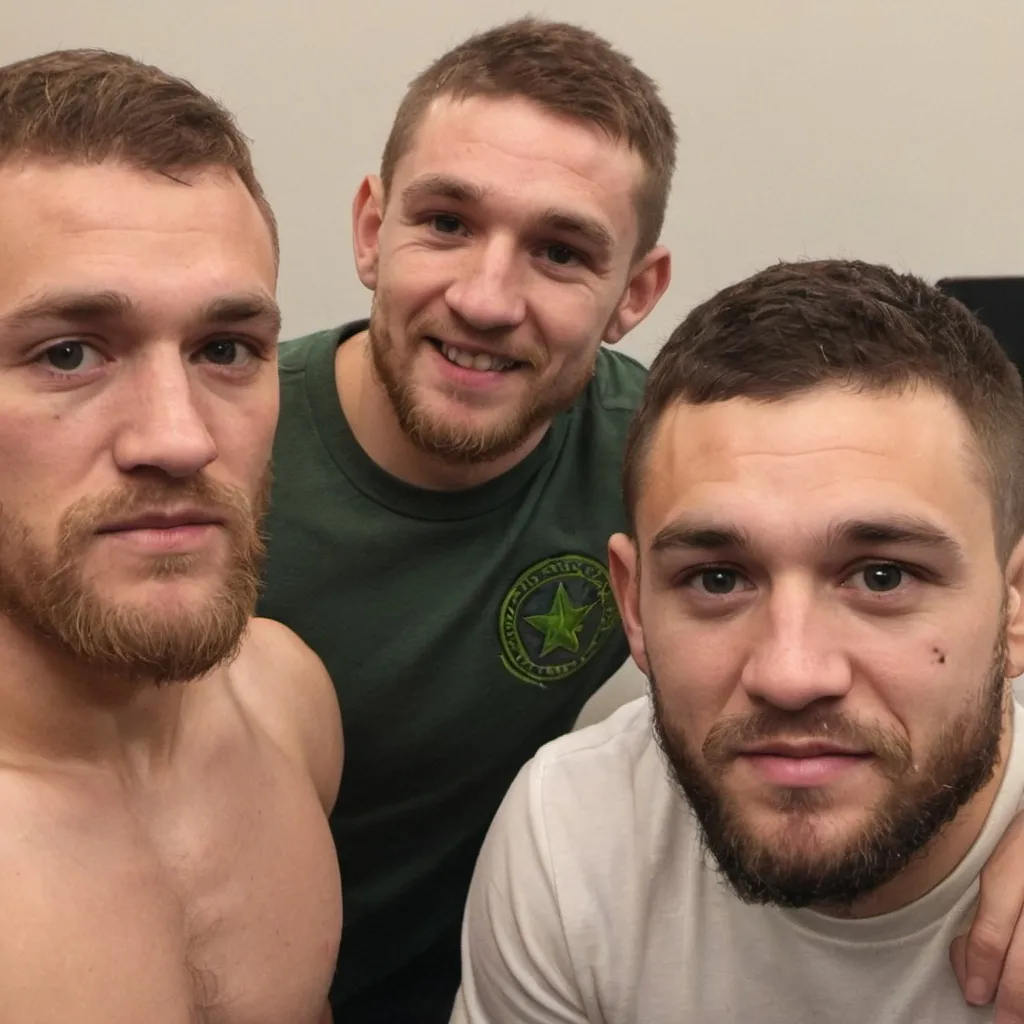 Prompt: Conor mcgregor with khabi nurmagomedov