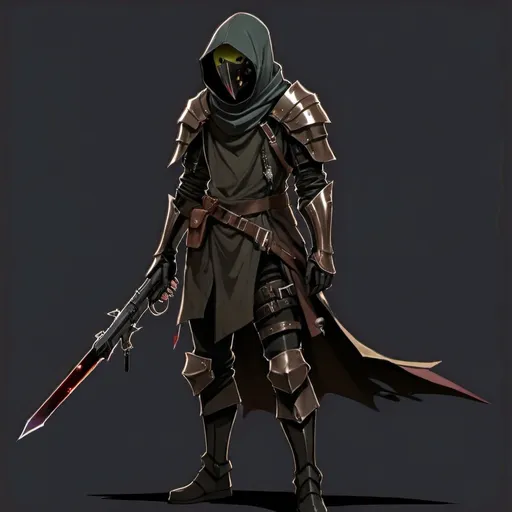 Prompt: Sci-fi Knight Assassin 