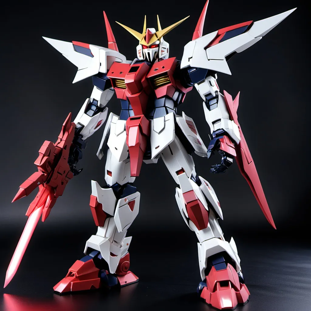Prompt: Sci-fi Demon Knight gundam mecha