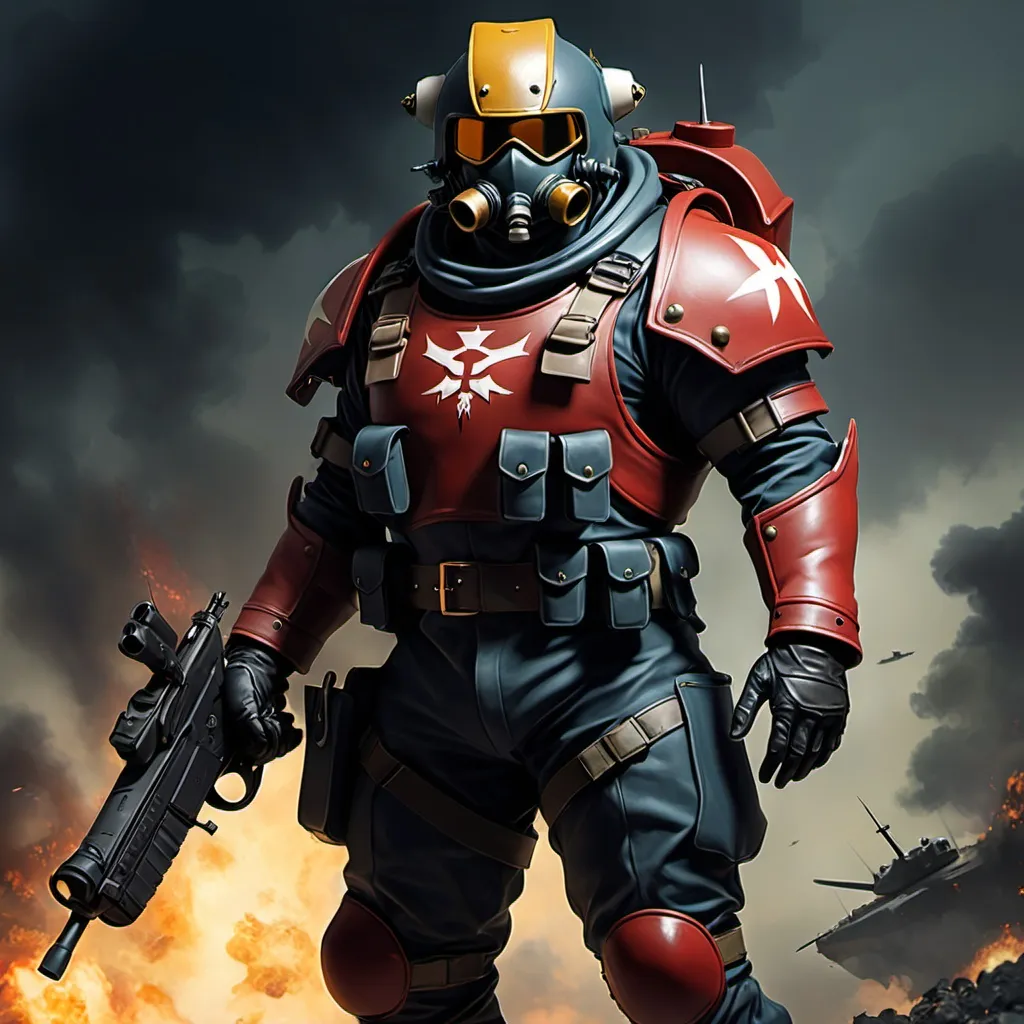 Prompt: Helldiver soldier 