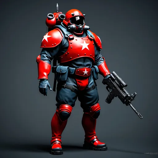 Prompt: Helldiver soldier 