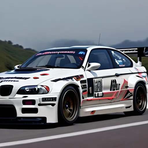 Prompt: Bmw m3 gtr