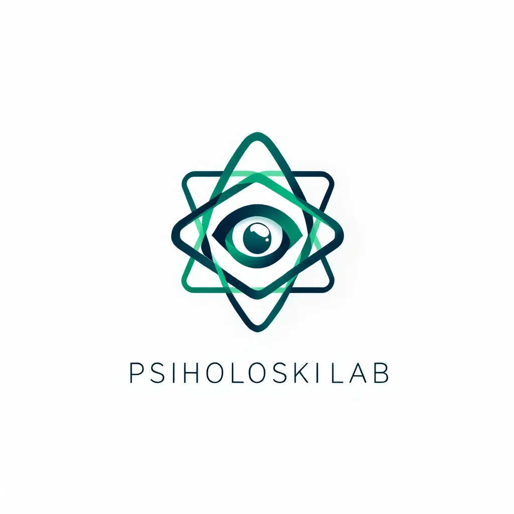 Prompt: Sleek and modern logo for PsiholoskiLab, minimalist geometric shapes, cool green color scheme, reflects innovation and cutting-edge technology, professional and versatile design, ideal for digital and print media, high contrast and clean lines, iconic and memorable symbolism, eye-catching aesthetics, vector artwork for scalability and precision, attention to detail in composition and harmony.



