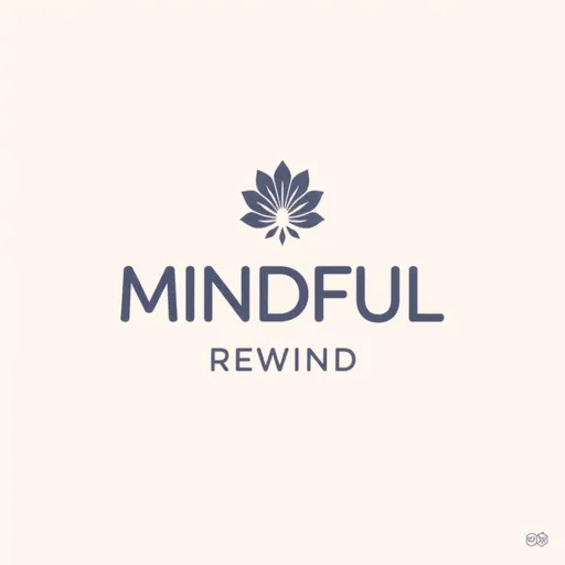 Prompt: A clean and modern logo features the words "MINDFUL" and "REWIND," presented in bold, dark lettering against a light, soft background. Above the text, an abstract design of a lotus flower combined with a circular arrow conveys themes of renewal and mindfulness. The flow of the arrow suggests movement or a return to a state of tranquility, enhancing the logo’s calming essence. The overall composition balances clarity with a gentle aesthetic, aiming to evoke a sense of peace and reflection.