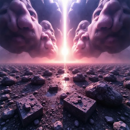 Prompt: "Digital illustration of a Plasma Apocalypse, intricate and detailed design, featuring a cataclysmic event with intense plasma storms and energy waves, vibra landscapes being torn apart, buildings disintegrating, and the sky filled with electric hues, set against a backdrop of a dystopian world, inspired by sci-fi and apocalyptic themes