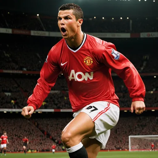 Prompt: Ronaldo 2008 Manchester united 