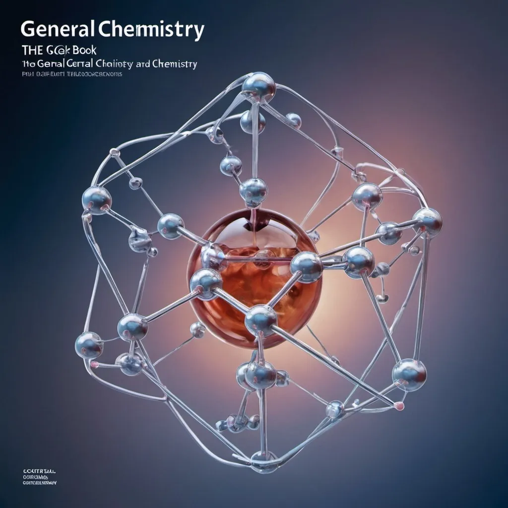 Prompt: The cover of the general chemistry book is very beautiful