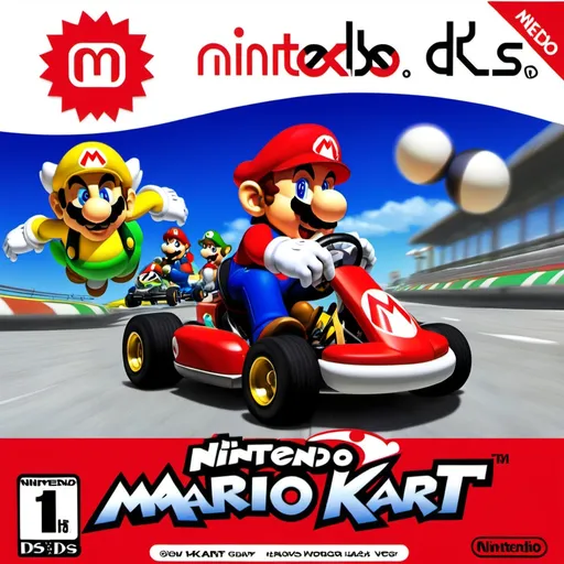 Prompt: nintendo mario kart ds



