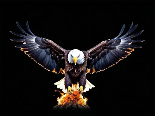 Prompt: eagle igniting our potential
