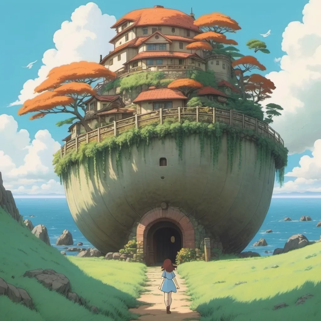 Prompt: Turn this image into ghibli art stale