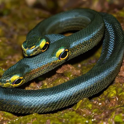 Prompt: Serpent Oroborus ophanim