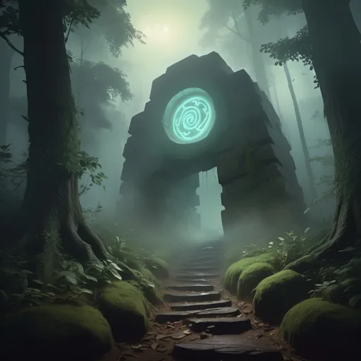 Prompt: As you approach the clearing where the Artifact rests, an unnatural mist rises, curling around your ankles and tightening its hold as if warning you to turn back. The mist thickens with every step, shrouding the path ahead until the glow of the Artifact barely pierces through. You feel a chill seep into your bones, an ancient power emanating from the relic that seems both alluring and foreboding.

Finally, you step into the clearing, and there it is: the Luminous [[Artifact|Artifact 1]], resting atop a stone pedestal, pulsing with a mesmerizing, ethereal light. The inscriptions covering its surface shift and shimmer, their meanings just out of reach. The air here is different, alive with a quiet hum that sends vibrations through your body, as if the Artifact is calling to you.