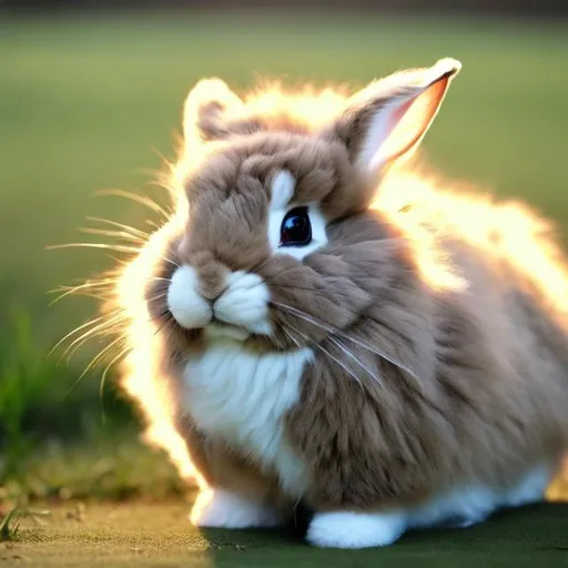 Prompt: cute fluffy rabbit



