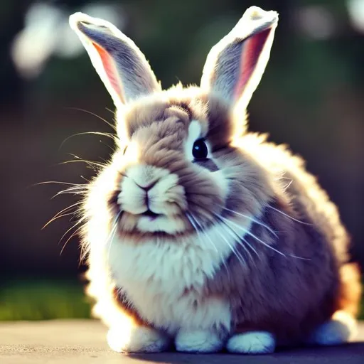 Prompt: cute fluffy rabbit




