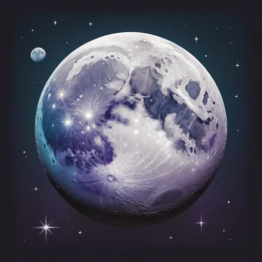 Prompt: Lunar Imagery: Incorporate a stylized moon, perhaps with a futuristic or artistic twist.
Fusion Elements: Combine elements such as stars or nebulae merging or interacting with the moon to emphasize the "fusion" concept.
Color Palette: Use a color scheme inspired by cosmic themes—shades of blue, purple, and silver with accents of bright white or neon.
Typography: Choose a sleek, modern font for “LunarFusion” and a simpler, complementary font for “Studios.”
Background: Consider a gradient or starfield background to give a sense of depth and space.
Visual Effects: Add subtle glow or light effects around the lunar and fusion elements to enhance the cosmic feel.