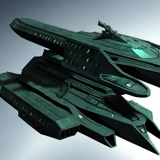 Prompt: romulan ship