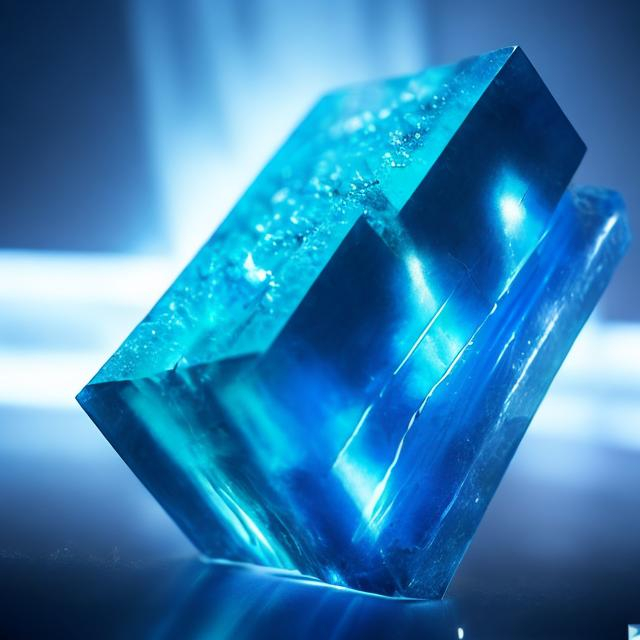 Prompt: blue kryptonite