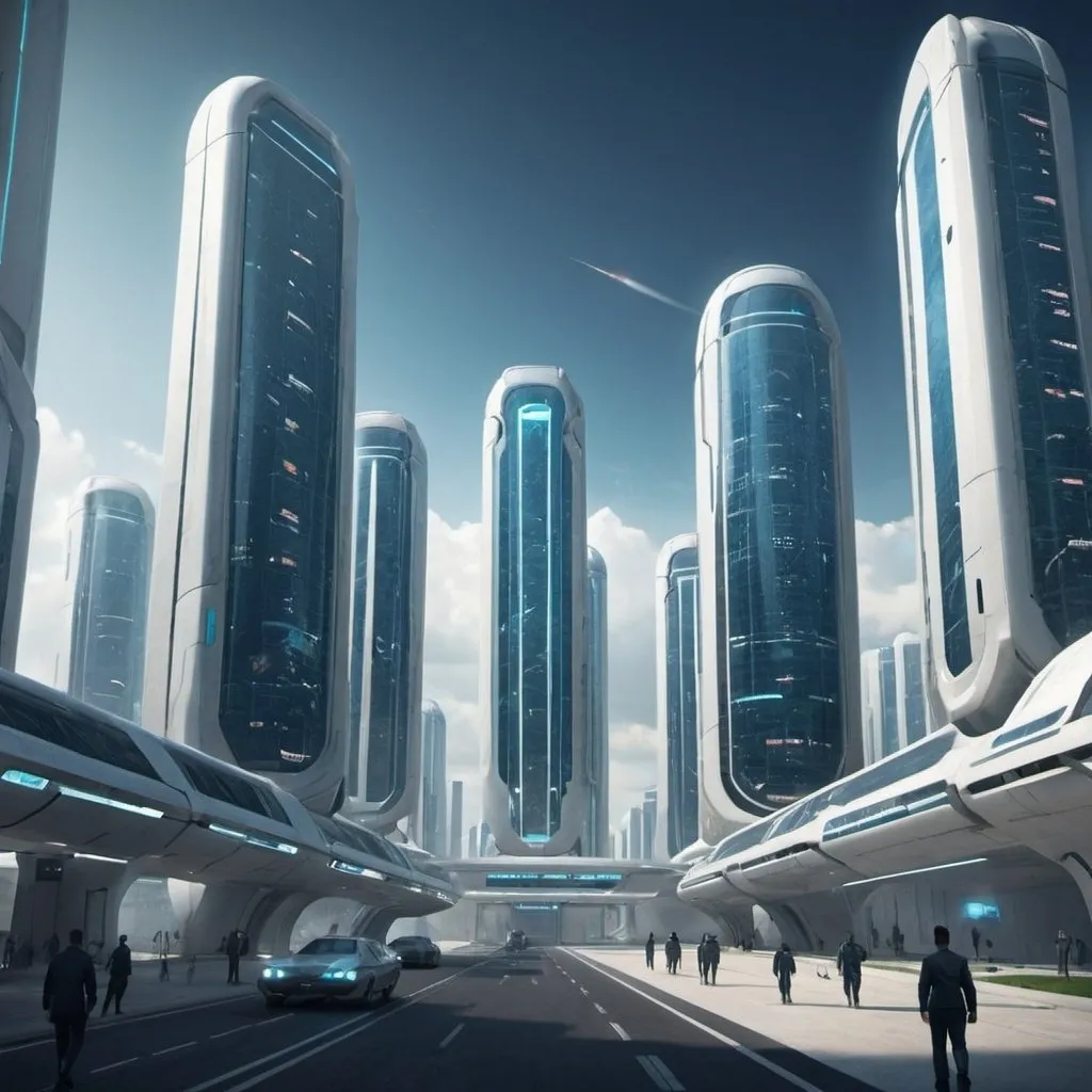 Prompt: Argo City futuristic