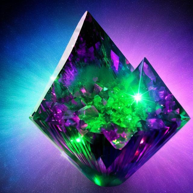 Prompt: Krypton crystals