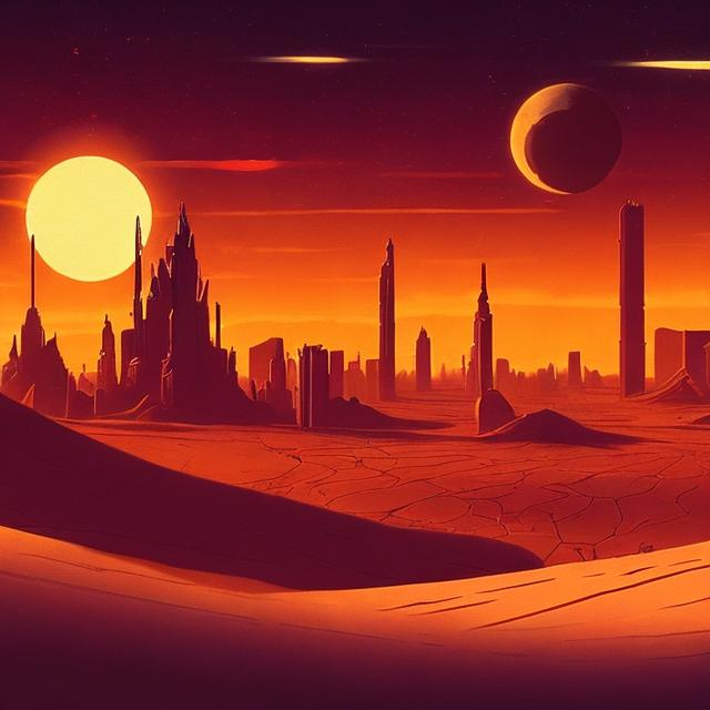 Prompt: city of arrakis