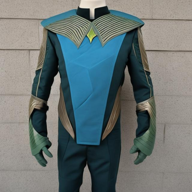 Prompt: Romulan star trek suit