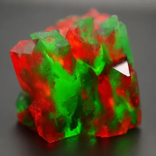 Prompt: Rokyn star Red Kryptonite