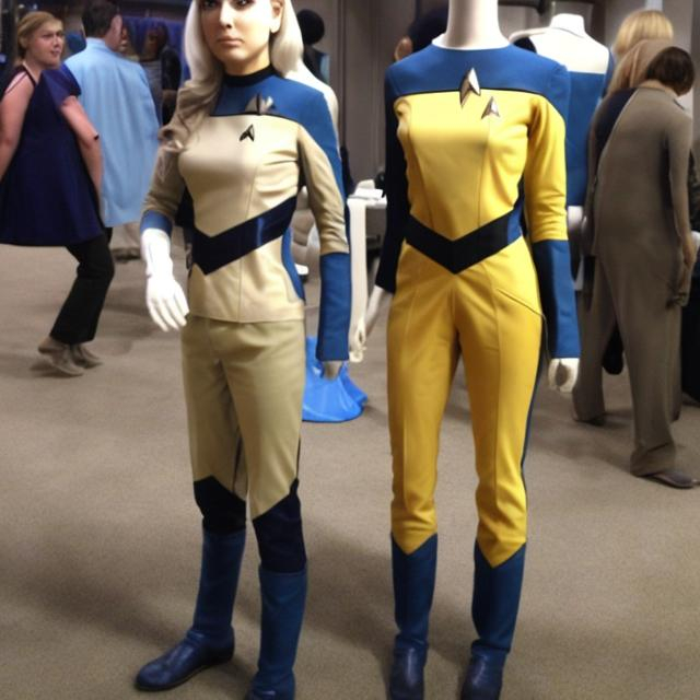 Prompt: star trek girl suit 