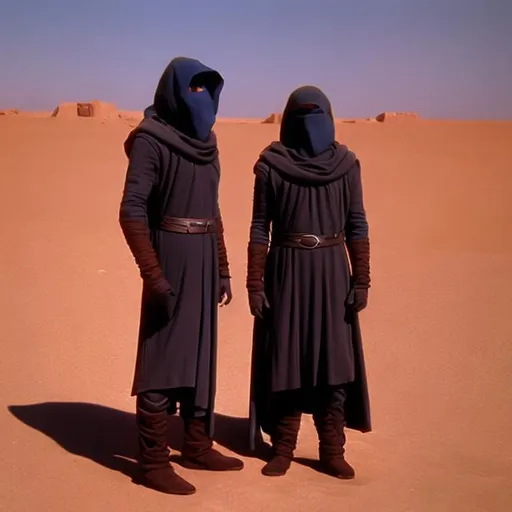 Prompt: fremen suit