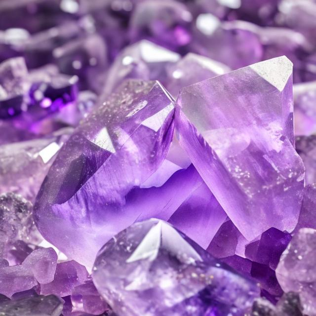 Prompt: violet crystal