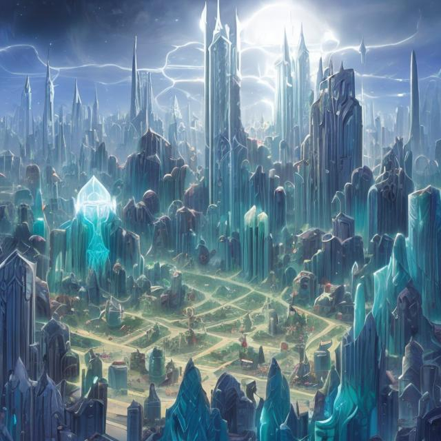 Prompt: Kandor City