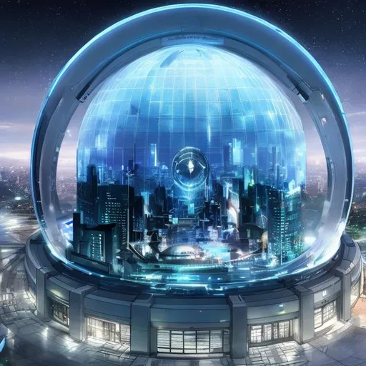 Prompt: Argo City dome