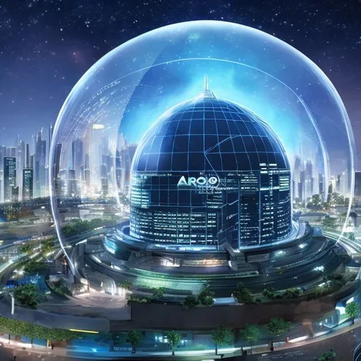 Prompt: Argo City dome