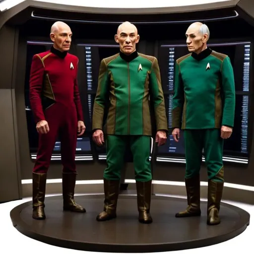 Prompt: 
star trek suit Picard commander romulan